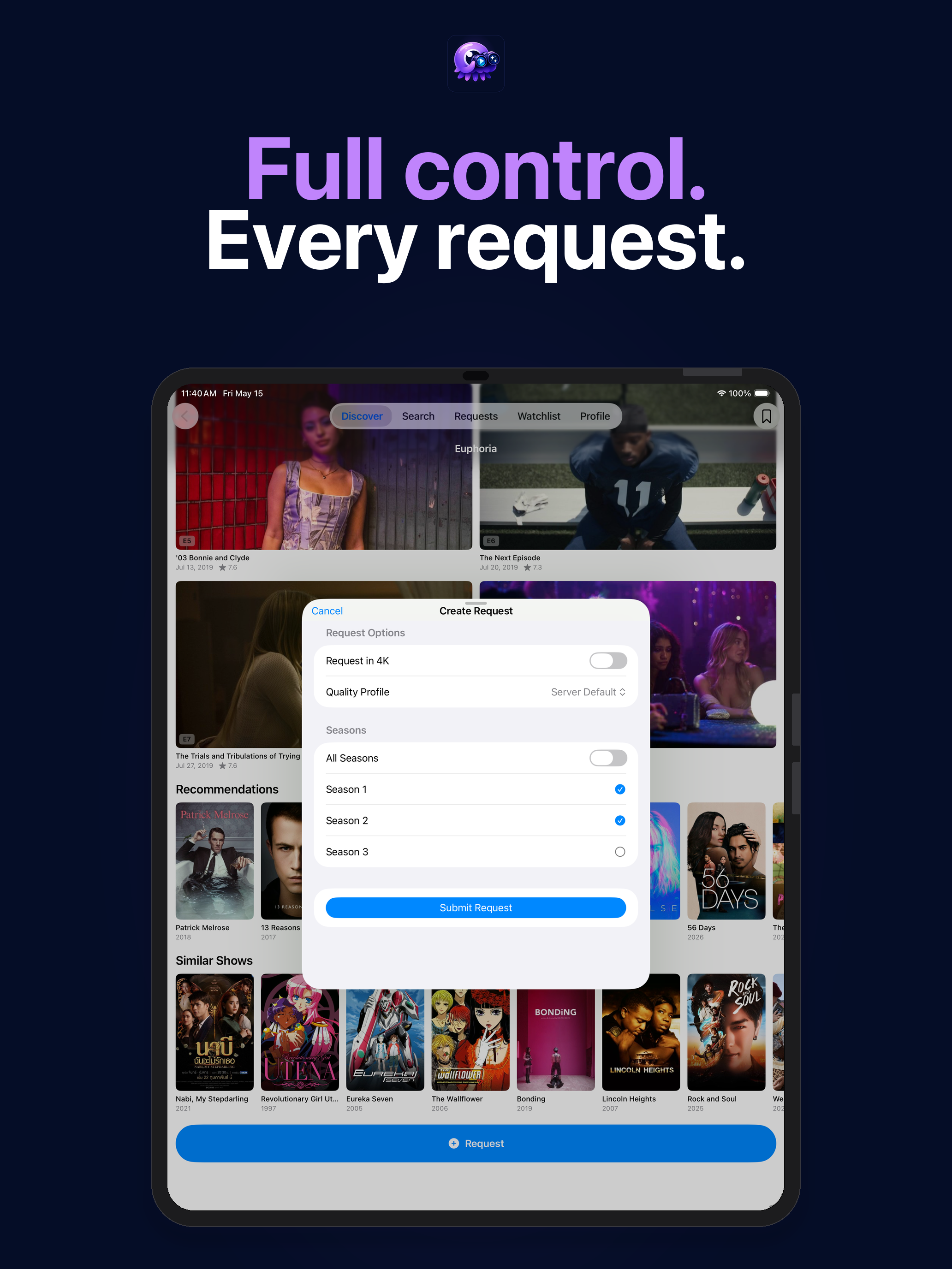 Request Flow — Full control. Every request.
